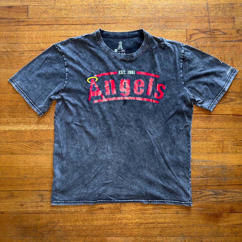 Anaheim Angels T-Shirt XL MLB Baseball Distressed Graphic‎ Tee XL